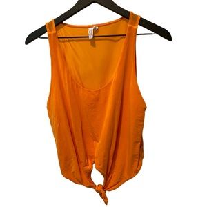 & Other Stories Sleeveless Orange Crop Top - Stylish, Minimalist, and Versatile